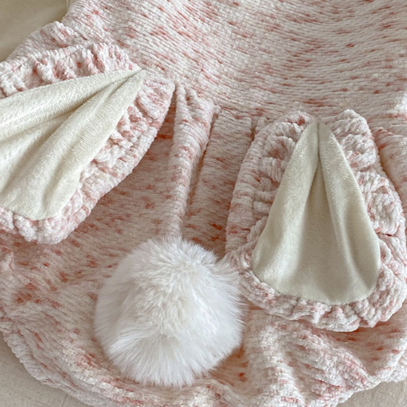 【BABY】冬新作うさぎあったかカバーオールSK103003