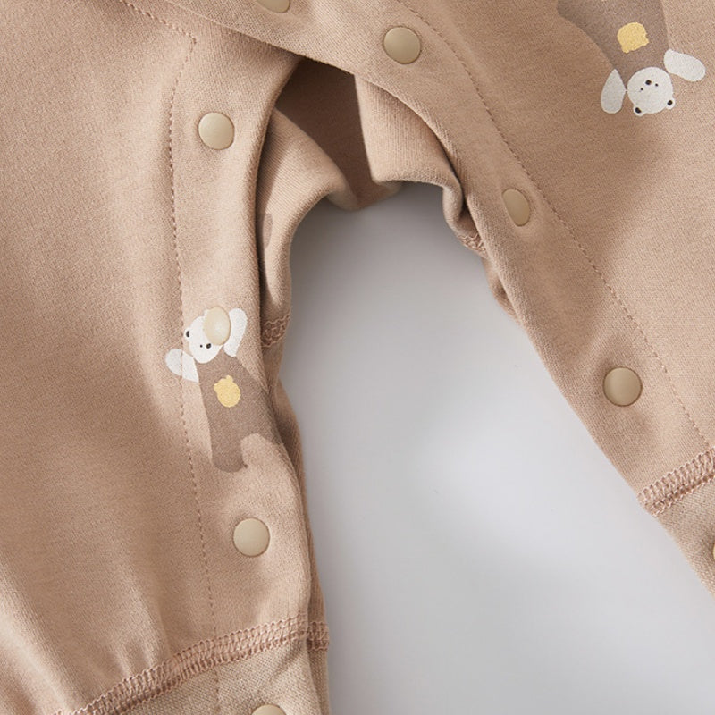 【BABY】北欧風アニマル柄綿カバーオールSK102620