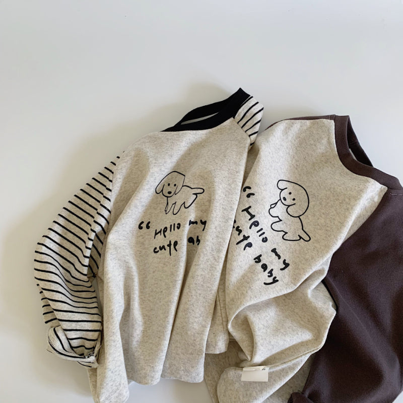 【BABY&KID】子犬柄TシャツSK100511