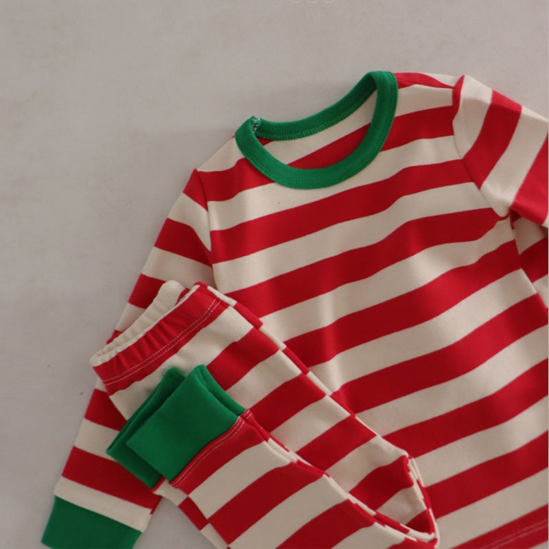 【BABY】ボーダーロンパースorTシャツ&レギンスSK101542