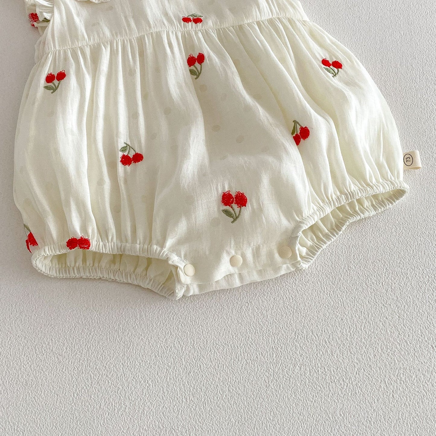 【BABY&KID】夏新作 さくらんぼ刺繍ロンパース、ワンピースSK105117