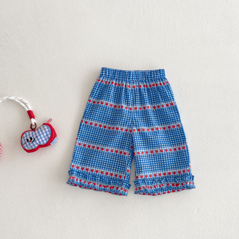 【BABY&KID】夏新作 おしゃれな桜柄シャツ、ワンピース、ショートパンツ、ズボンSK070513