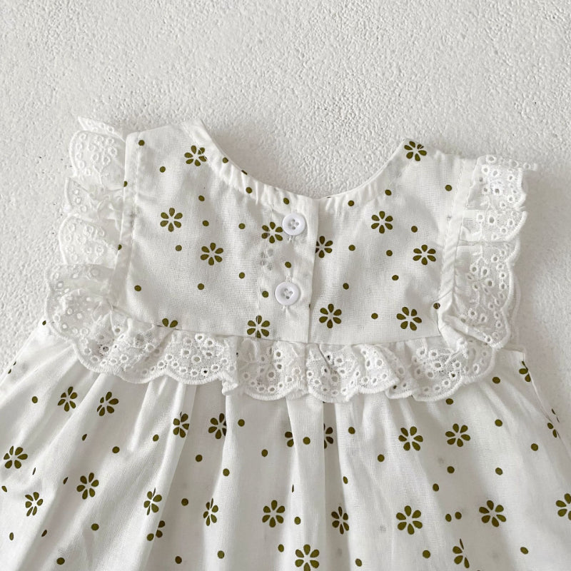 【BABY&KID】夏新作 小花柄トップス&ショートパンツSK081607