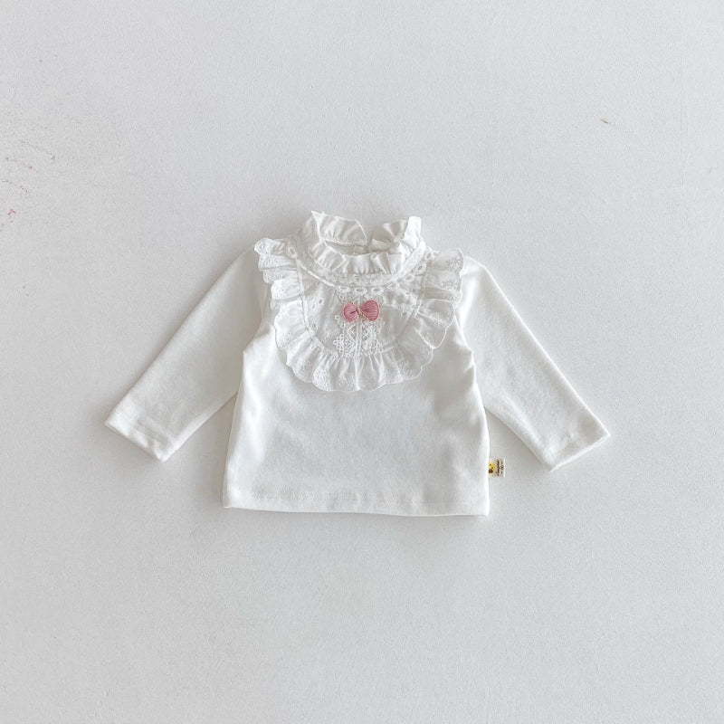 【BABY】レースフリル付きTシャツSK092422