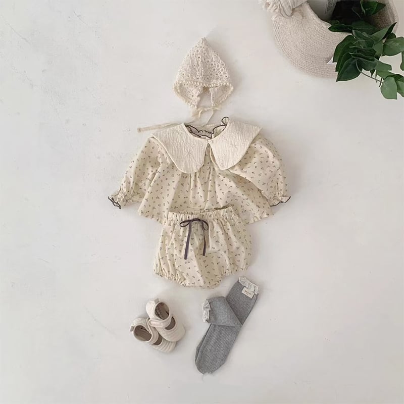 【BABY&KID】小花柄フリルセットアップSK062109