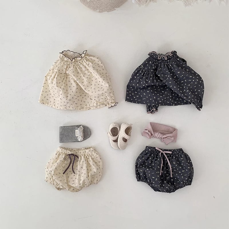 【BABY&KID】小花柄フリルセットアップSK062109