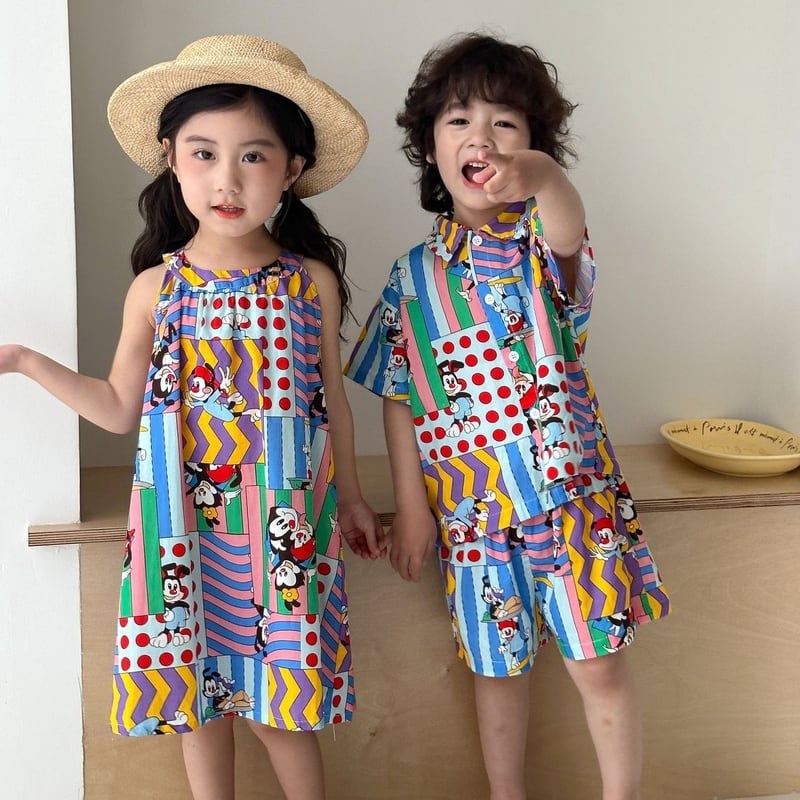 【BABY&KID】夏新作 アーティストセットアップ、ワンピースSK0631010
