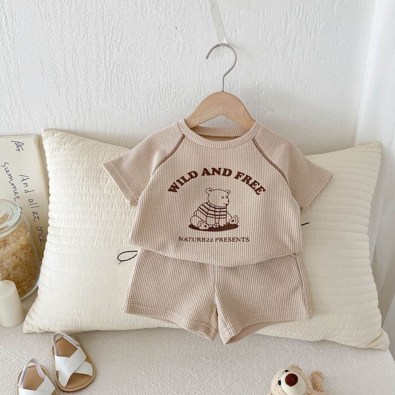 【BABY】wild and freeワッフルセットアップSK071021