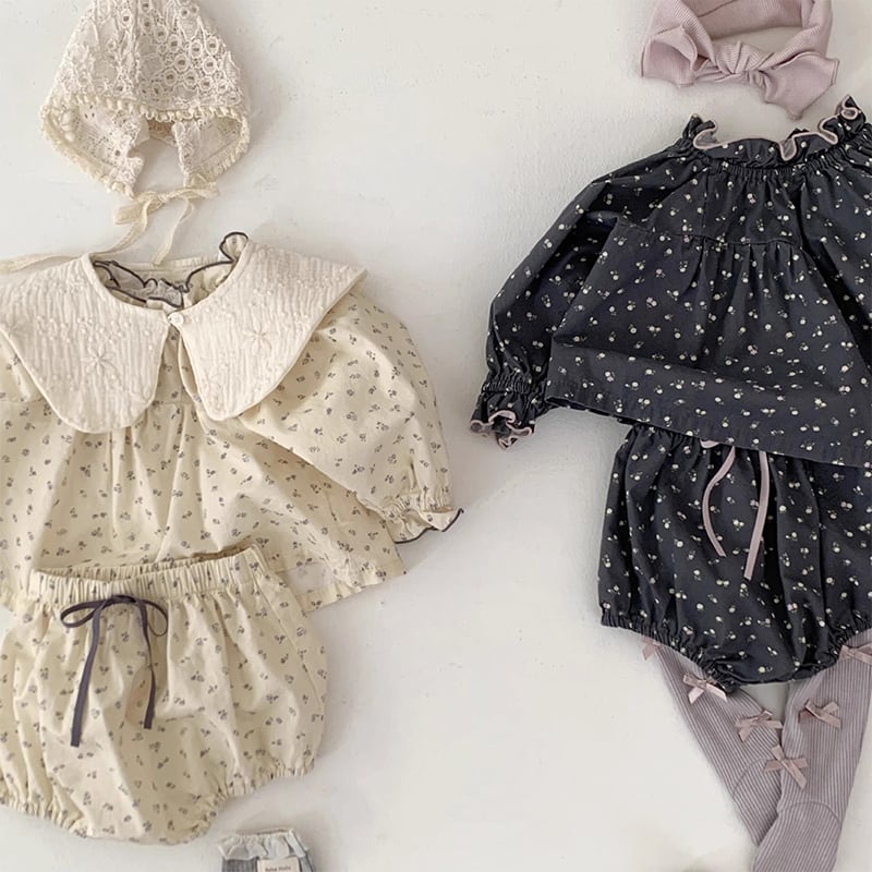 【BABY&KID】小花柄フリルセットアップSK062109
