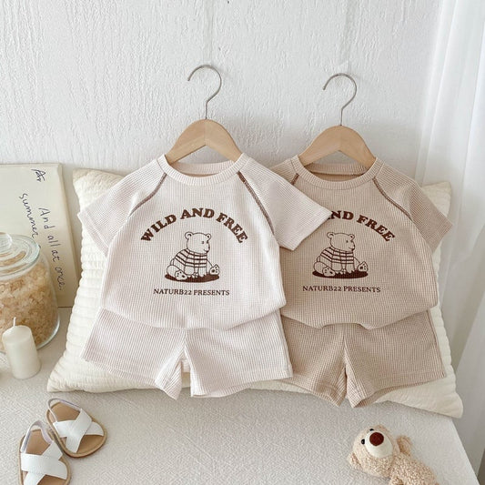 【BABY】wild and freeワッフルセットアップSK071021