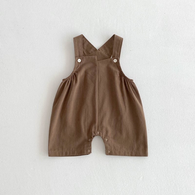 【BABY】夏新作 ベーシック無地サロペット、TシャツSK071022