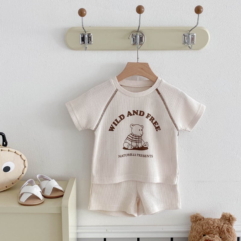 【BABY】wild and freeワッフルセットアップSK071021