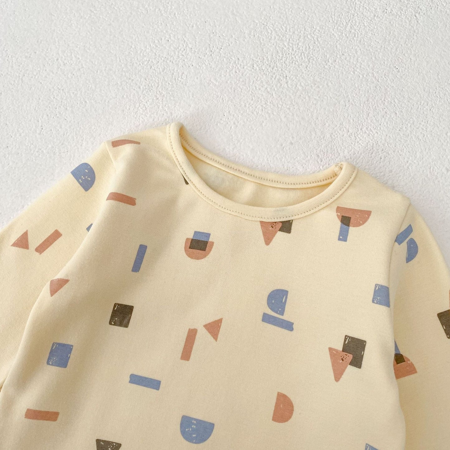 【BABY】ブルーリブサロペット、無地シンプル系TシャツSK062402