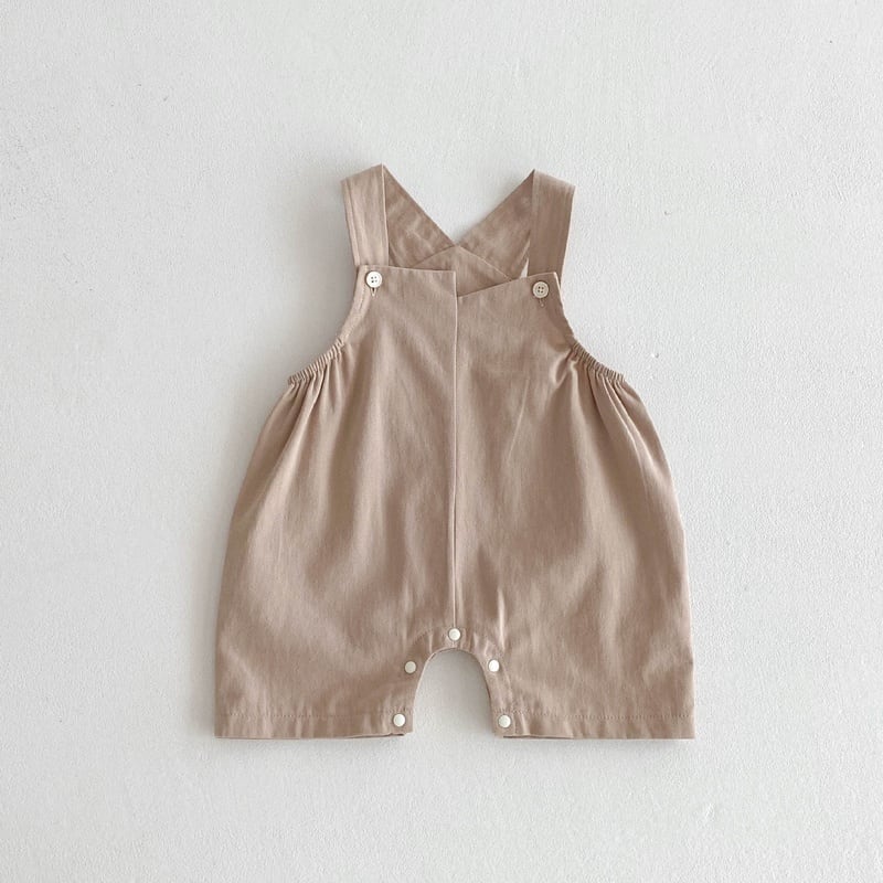 【BABY】夏新作 ベーシック無地サロペット、TシャツSK071022
