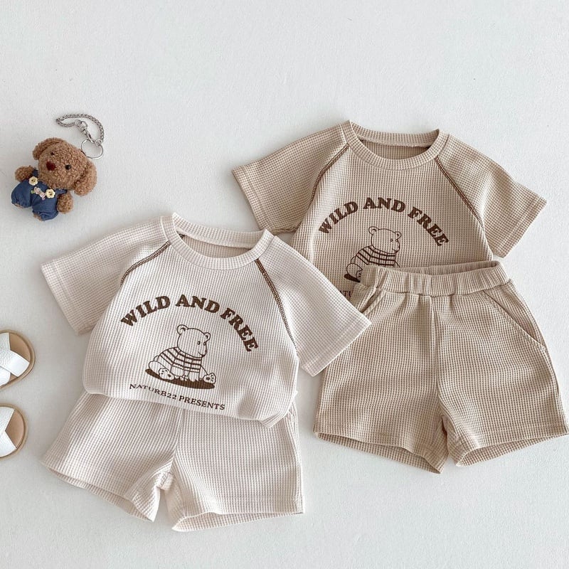 【BABY】wild and freeワッフルセットアップSK071021