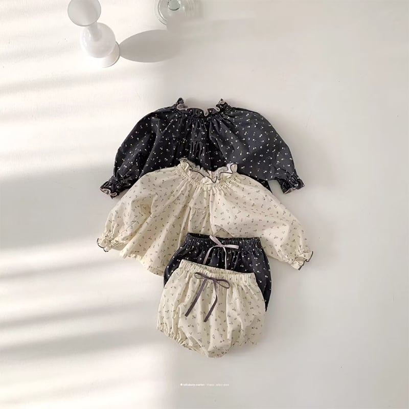【BABY&KID】小花柄フリルセットアップSK062109