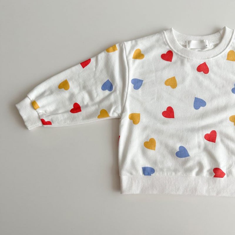 【BABY&KIDS】INS風カジュアルハート柄長袖シャツ&短パンツSK060109