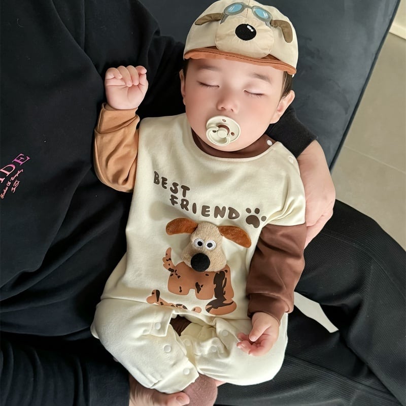 【BABY】BEST FRIENDカラーバリロンパースSK062412
