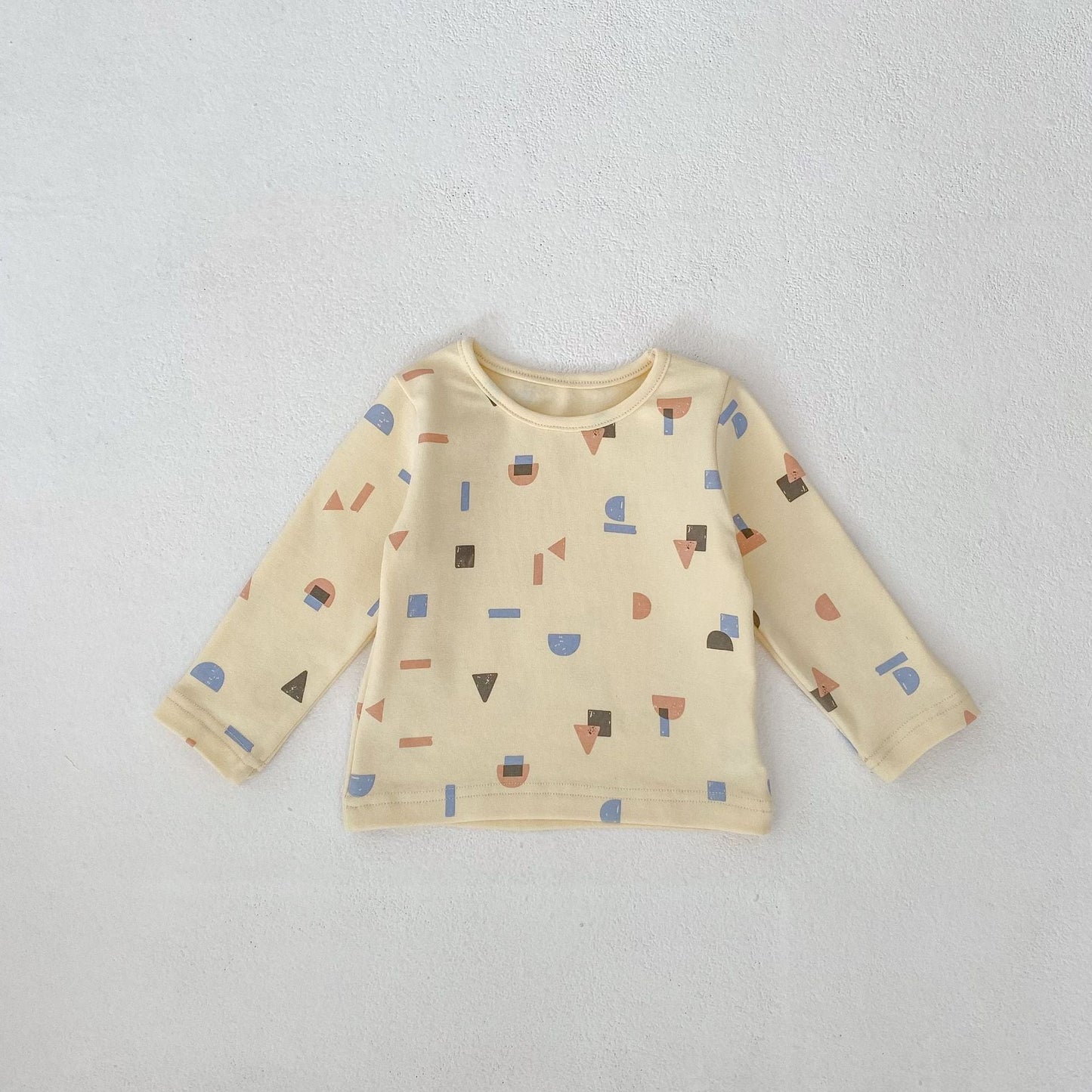 【BABY】ブルーリブサロペット、無地シンプル系TシャツSK062402