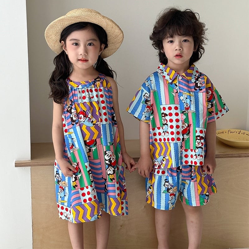 【BABY&KID】夏新作 アーティストセットアップ、ワンピースSK0631010