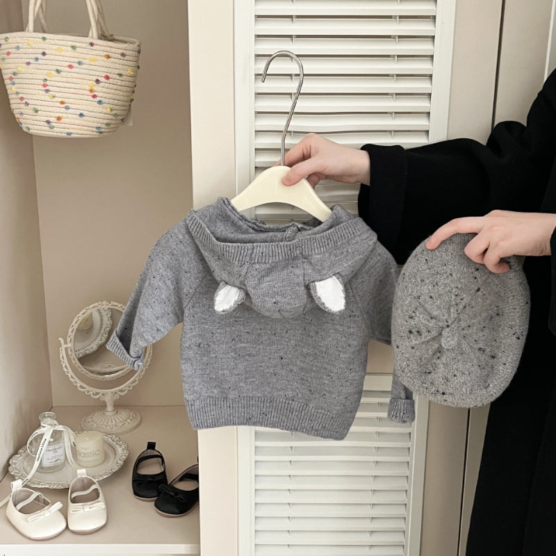 【BABY&KID】くま耳付きニットセーターSK102013