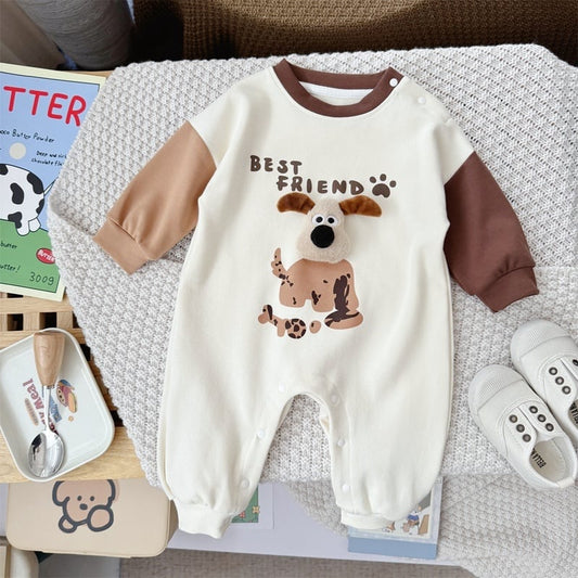 【BABY】BEST FRIENDカラーバリロンパースSK062412