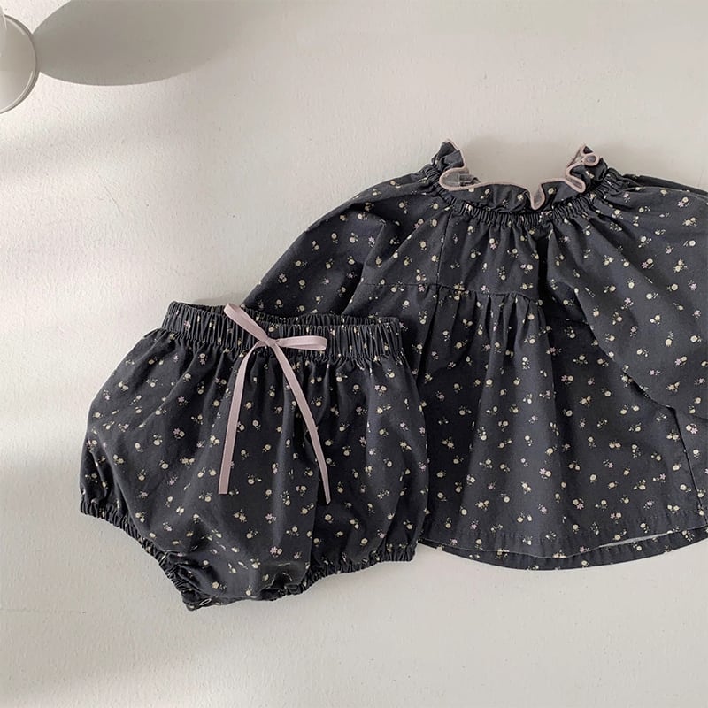 【BABY&KID】小花柄フリルセットアップSK062109
