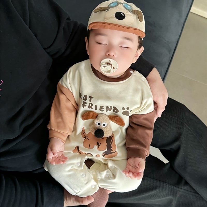 【BABY】BEST FRIENDカラーバリロンパースSK062412