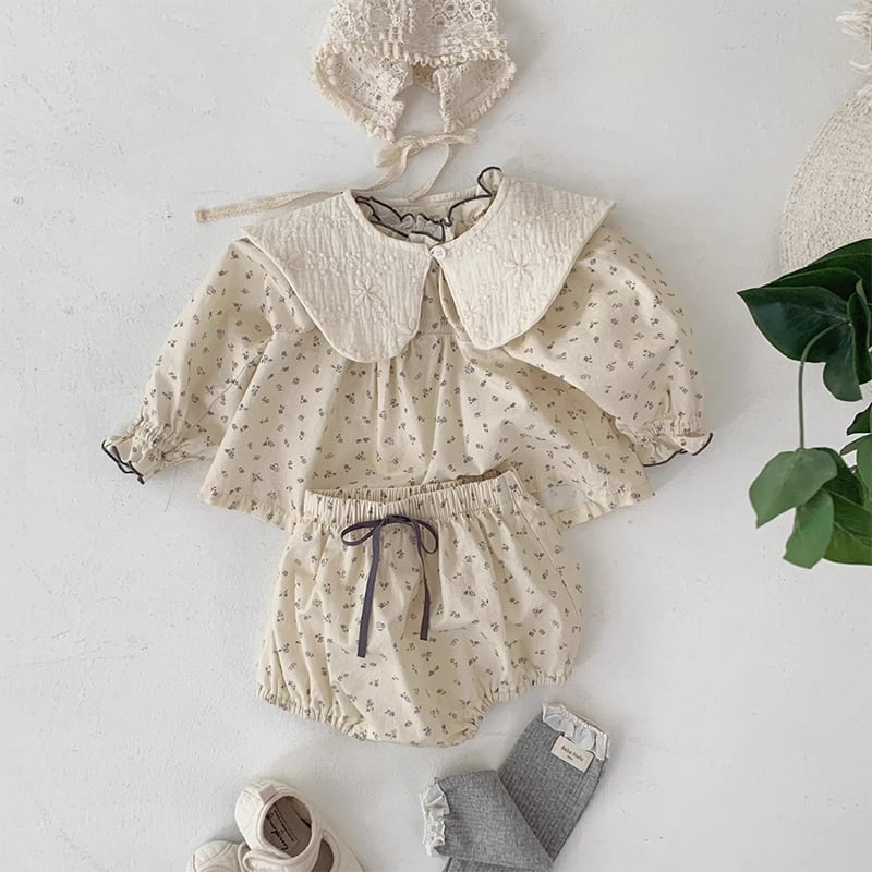 【BABY&KID】小花柄フリルセットアップSK062109