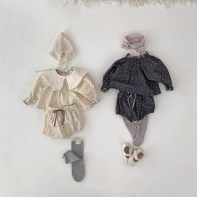 【BABY&KID】小花柄フリルセットアップSK062109
