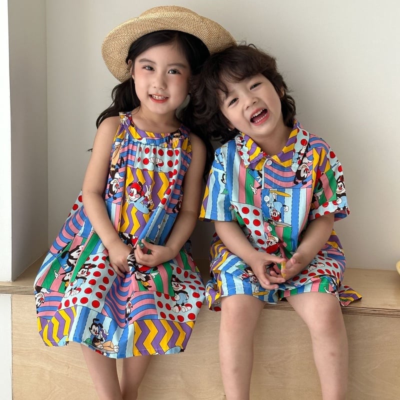 【BABY&KID】夏新作 アーティストセットアップ、ワンピースSK0631010
