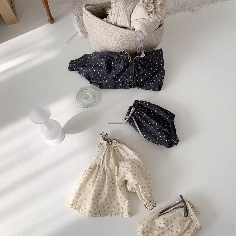 【BABY&KID】小花柄フリルセットアップSK062109
