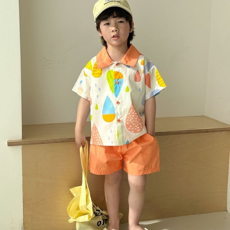 【BABY&KID】夏新作 カラフルセットアップ、ワンピースSK063109