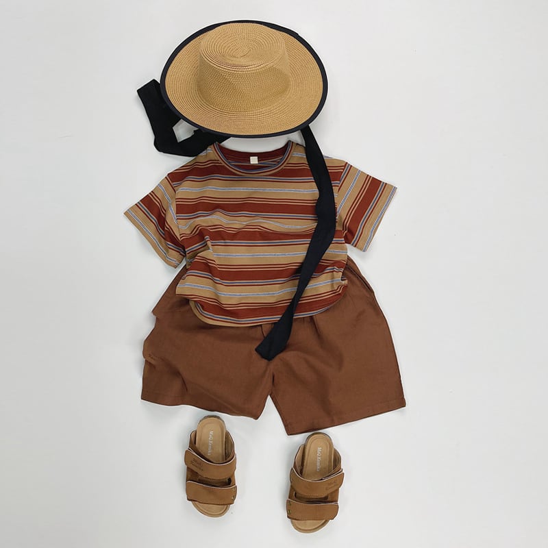 【BABY&KID】夏新作 ボーダーシャツSK071524