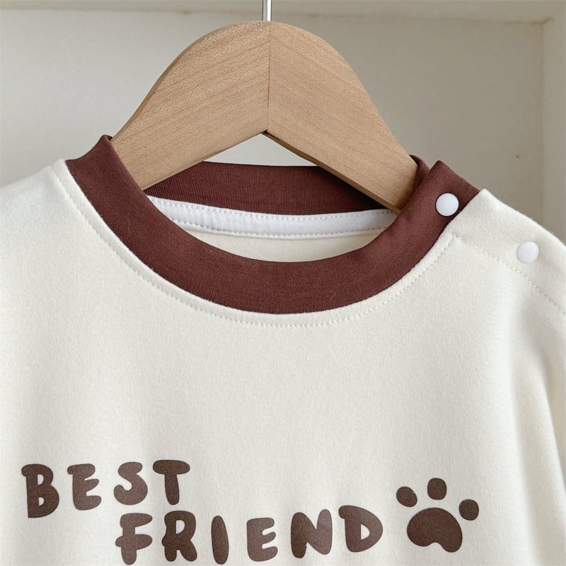 【BABY】BEST FRIENDカラーバリロンパースSK062412