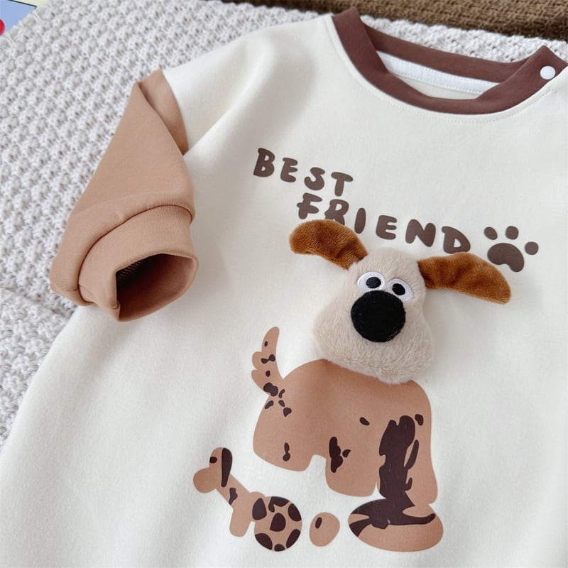 【BABY】BEST FRIENDカラーバリロンパースSK062412