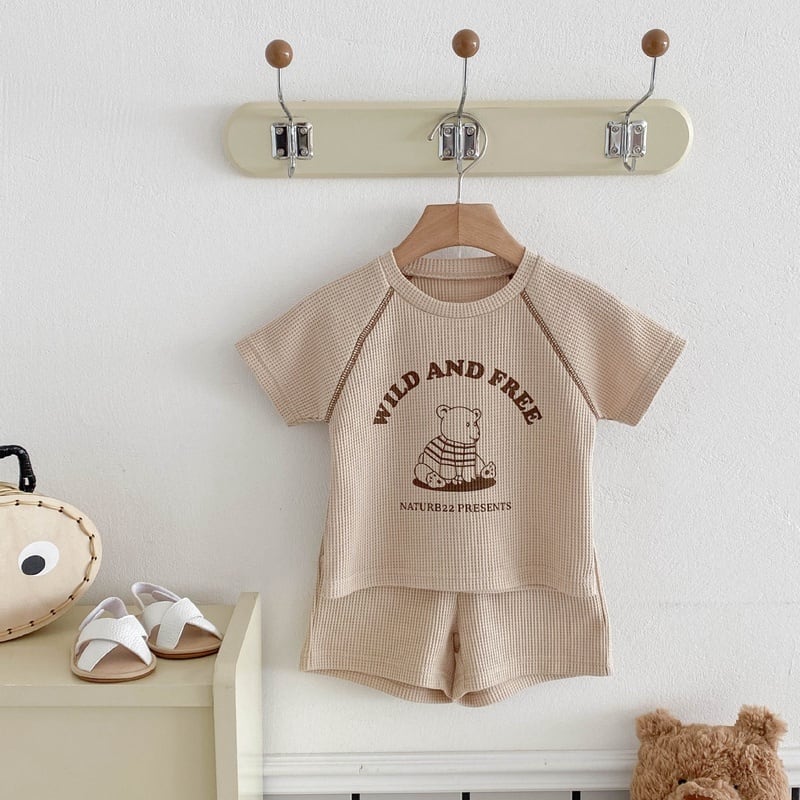 【BABY】wild and freeワッフルセットアップSK071021