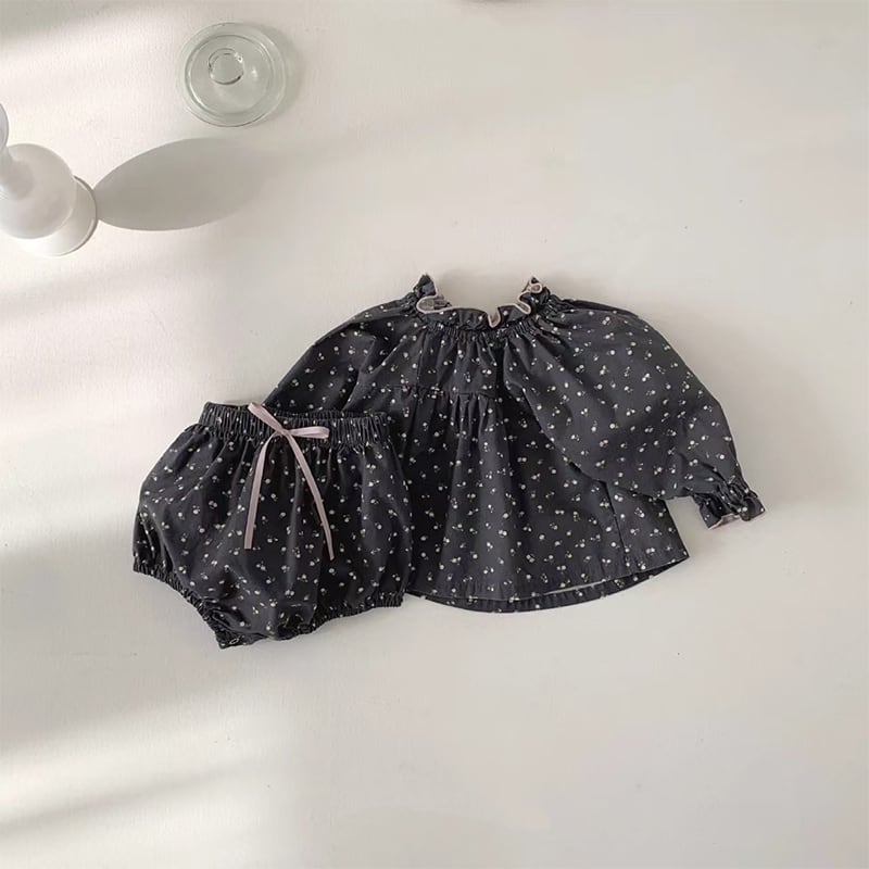 【BABY&KID】小花柄フリルセットアップSK062109