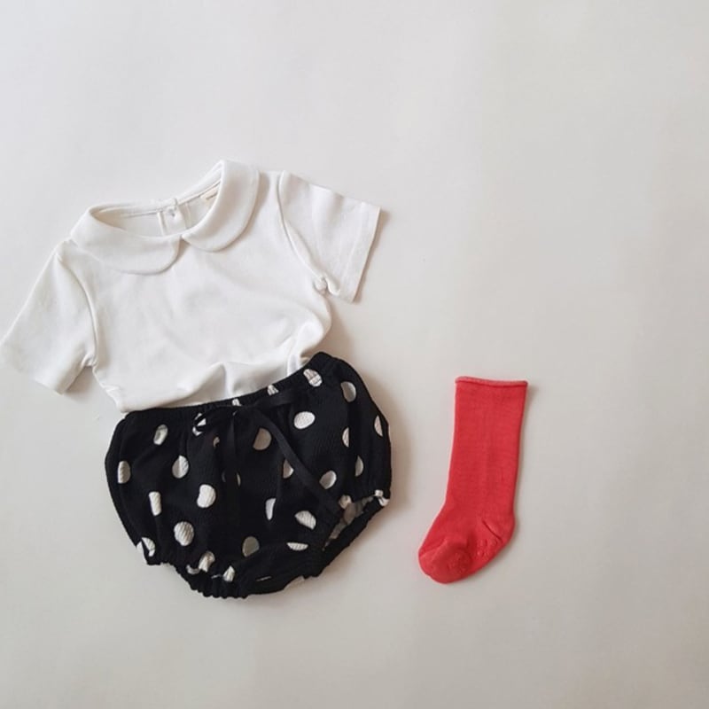 【オトク】【BABY】夏新作 無地丸首Tシャツ、ショートパンツSK092215