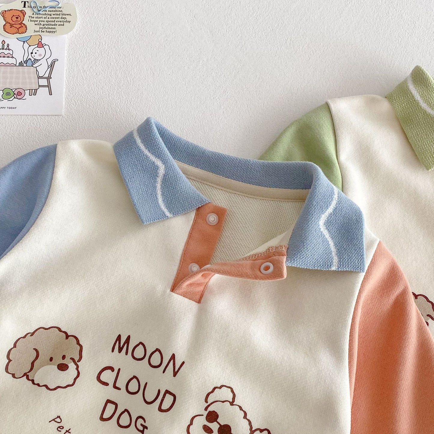 【BABY】MOON CLOUD DOGロンパースSK030714