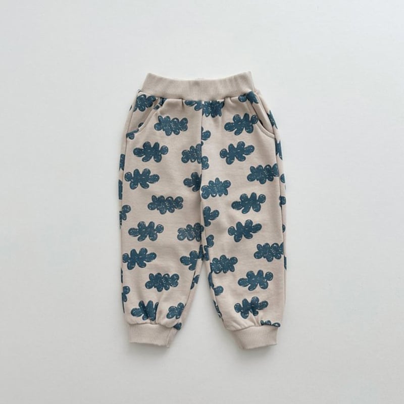 【BABY&KID】雲柄プリントセットアップ 全3色SK11398