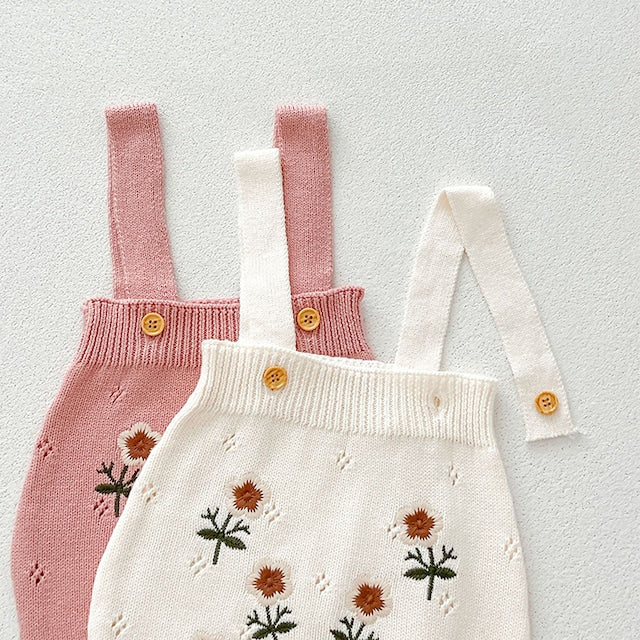 【BABY】花柄刺繍カーディガンorロンパースSK031507