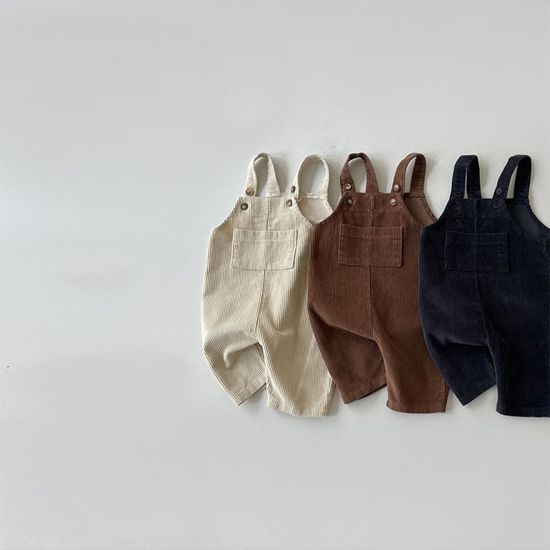 【BABY&KID】韓国風暖かいコーデュロイサロペットSK11325