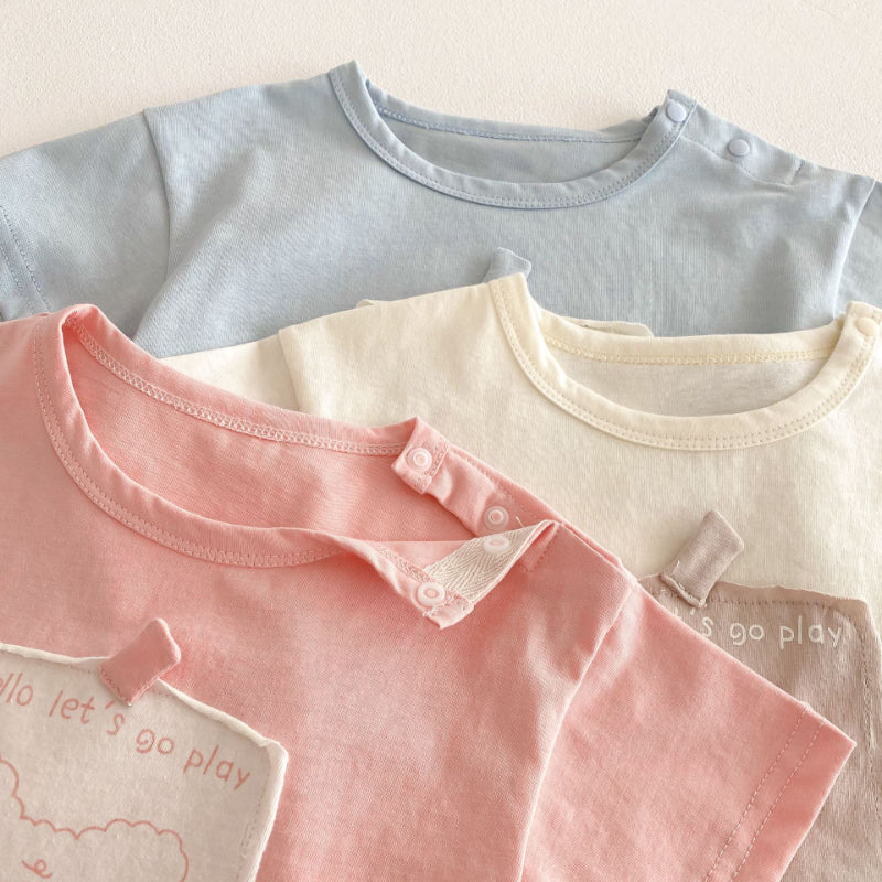 【BABY&KID】夏新作 アニマルロゴ可愛いTシャツSK072004