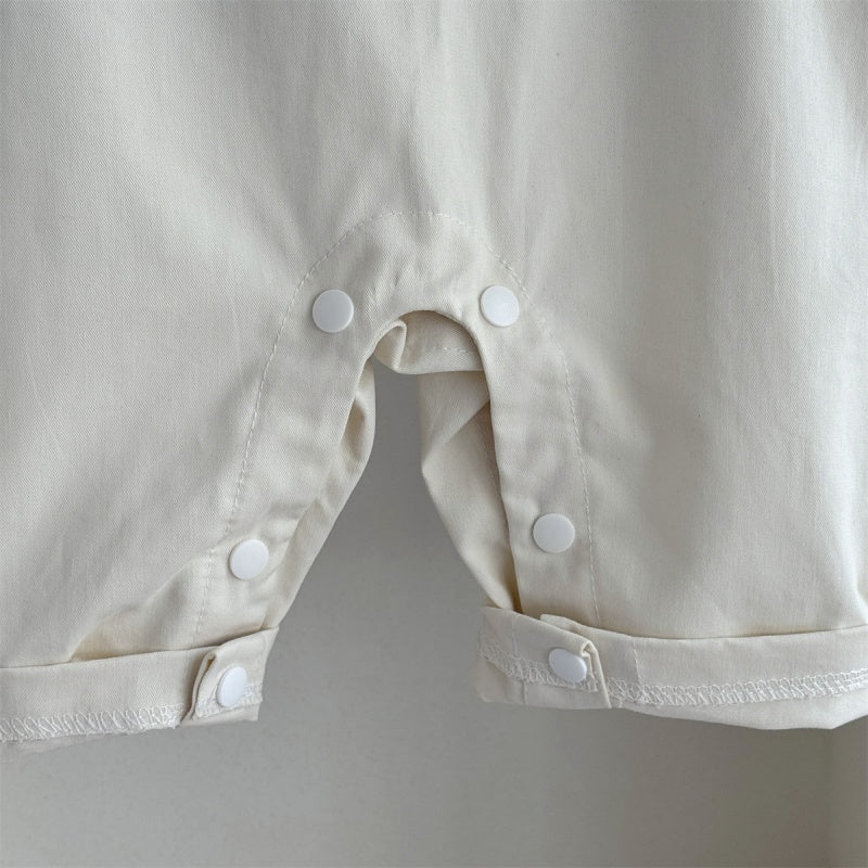 【BABY】カートゥーン柄サロペットカバーオール&ボーダーロンTSK104303