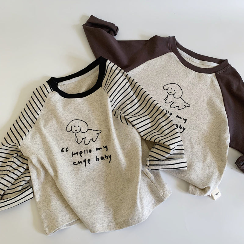 【BABY&KID】子犬柄TシャツSK100511