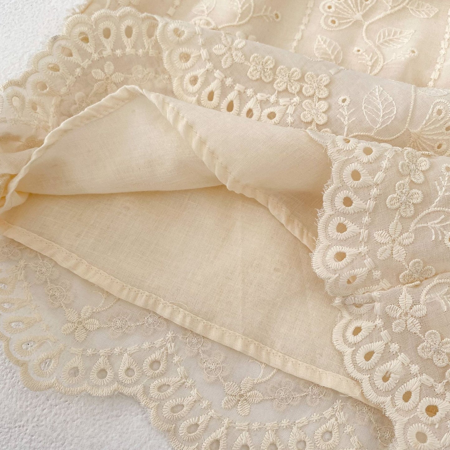 【BABY&KID】夏新作 立体花刺繍半袖ワンピースSK063107