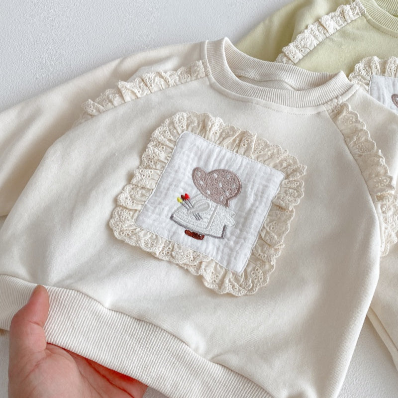 【BABY&KID】レースフリルセットアップSK092715
