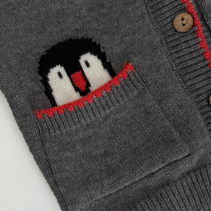 【BABY&KID】くまさんニットカーディガンSK104127