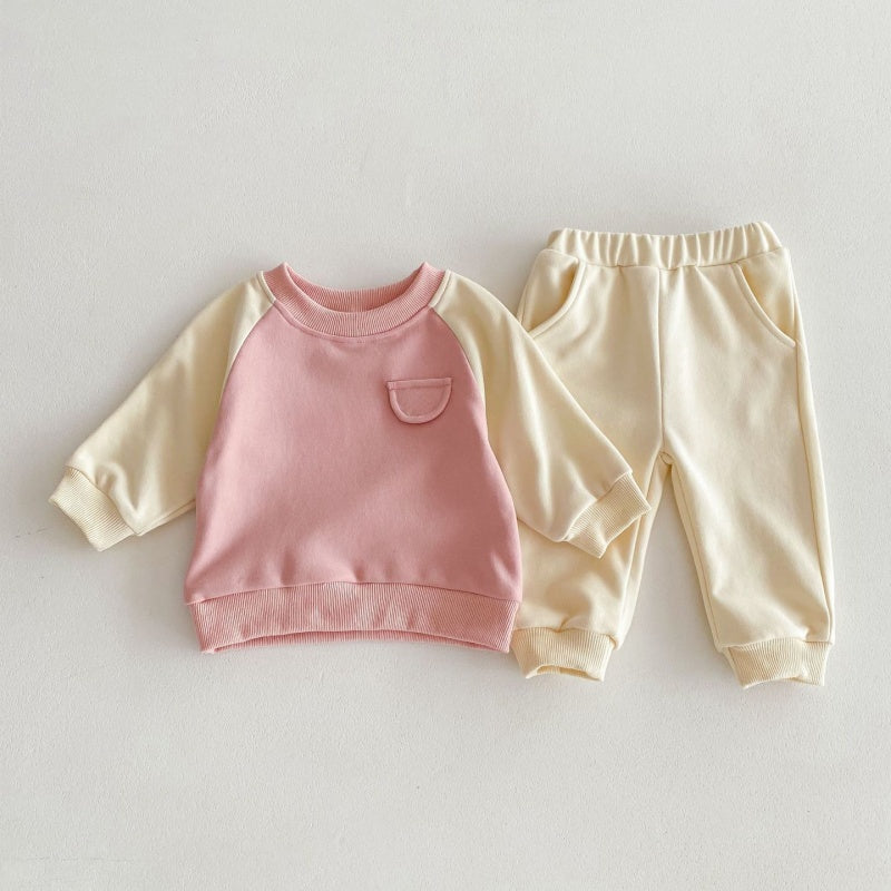 【BABY&KID】韓国風 カジュアルオシャレセットアップSK032211